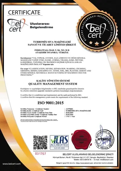 Turbomix ISO 9001:2015